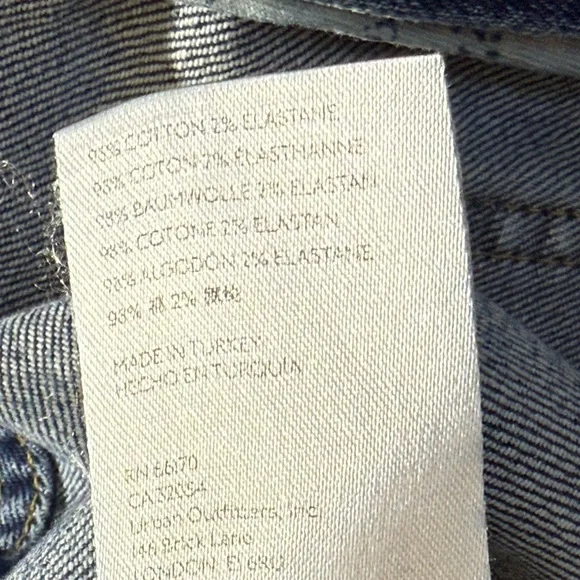 Pilcro Dark Carpenter Wide Leg Jeans - Picture 7 of 11